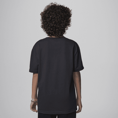 Playera bordada para niños talla grande Air Jordan