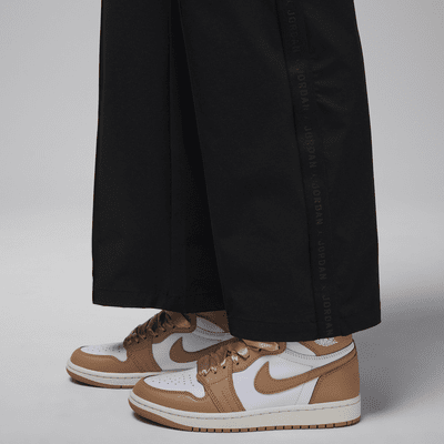 Vævede Jordan Jumpman Woven-bukser med kantbånd til større børn