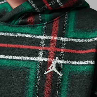 Sudadera con gorro sin cierre festiva de tejido Fleece para niños talla pequeña Jordan Brooklyn Essentials