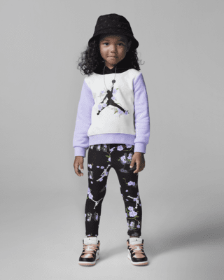 Jordan Air Garden Pullover Hoodie and Leggings Set Toddler Set