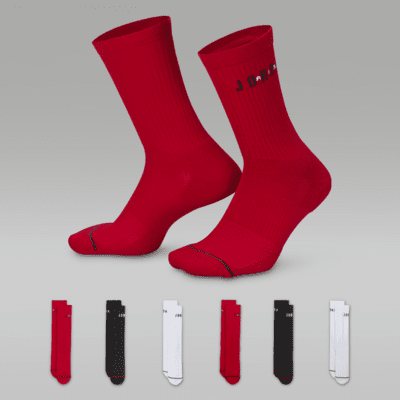Jordan Everyday Crew Socks (6 Pairs). Nike.com