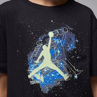 Jordan Big Kids' "Sky Is Not The Limit" Glow T-Shirt