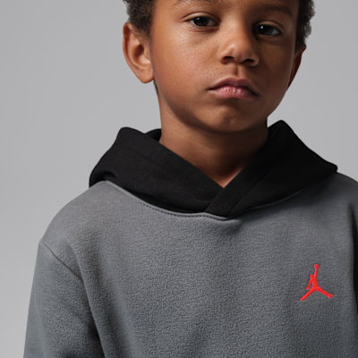 Jordan Brooklyn Fleece belebújós, kapucnis pulóverekből álló kétrészes szett kisgyerekeknek