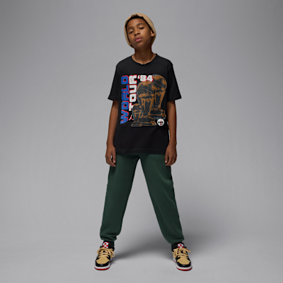Playera con gráfico Tour para niños talla grande Jordan