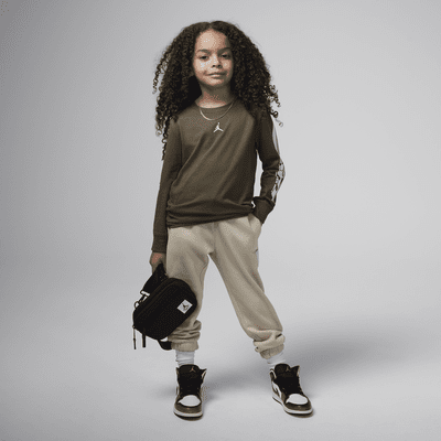 Playera de manga larga Flight para niños talla pequeña Jordan MVP