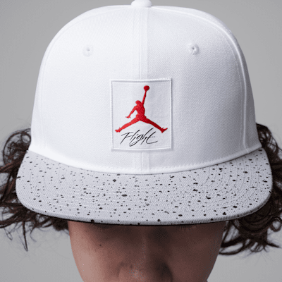 Gorra con visera plana para niños talla grande Retro 4 Jordan
