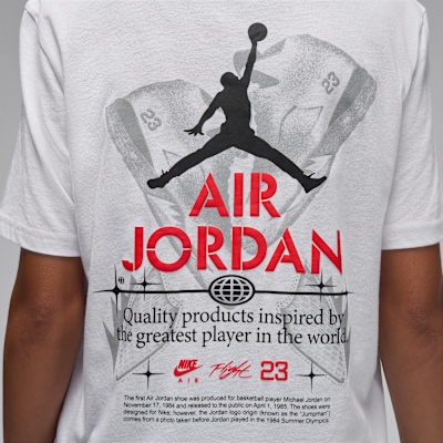 ジョーダン ジュニア エア ジョーダン 5 ファイヤー レッド ツアー Tシャツ