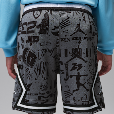 Jordan Dri-FIT Big Kids' MJ Printed Sport Diamond Shorts