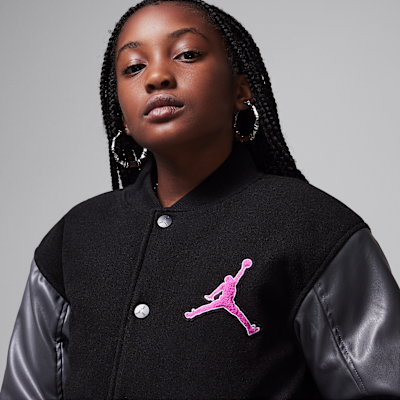 Chamarra universitaria para niños talla grande Jordan