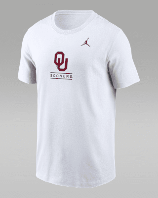 Мужская футболка Oklahoma Sooners Primetime Wordmark Jordan College