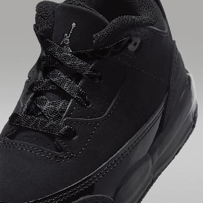 Tenis para bebé e infantil Jordan 3 Retro "Black Cat"