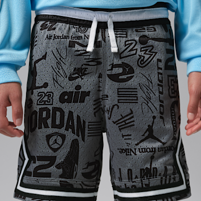 Jordan Dri-FIT Big Kids' MJ Printed Sport Diamond Shorts