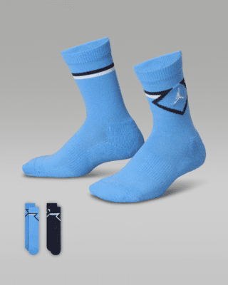 Детские носки Jordan Big Kids' Diamond High Crew Socks (2 Pairs)