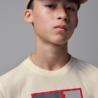 Jordan Flight Essentials Big Kids' Boxed Logo 3.0 T-Shirt