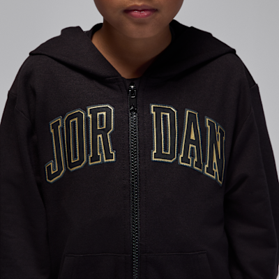 Jordan francia frottír anyagú, hosszú cipzáras, háromrészes dzsörzészett kisgyerekeknek