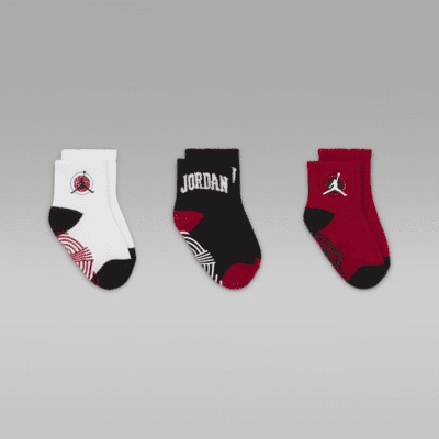 Jordan Gym "23" Ankle Gripper Socks (3-Pack) Baby (12-24M) Socks