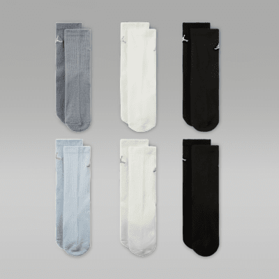 Jordan Everyday Essentials Older Kids' Crew Socks (6 Pairs)