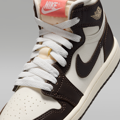 Jordan 1 Retro High OG "Baroque Brown and Sail" Little Kids' Shoes