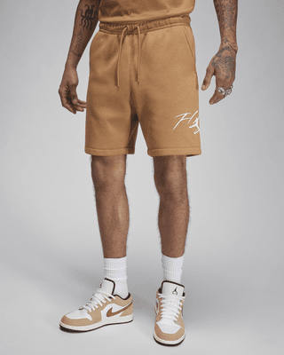 Tan fleece outlet shorts