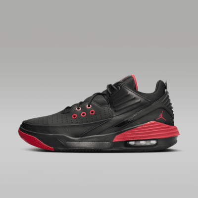 black and red air max jordans