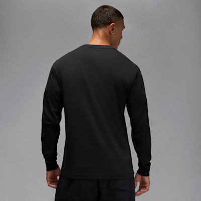 Jordan Flight herenshirt met lange mouwen en ronde hals