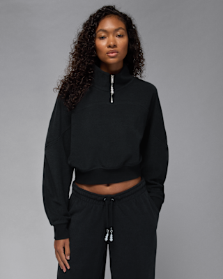 Женские  Jordan Flight Fleece Quarter-Zip Top