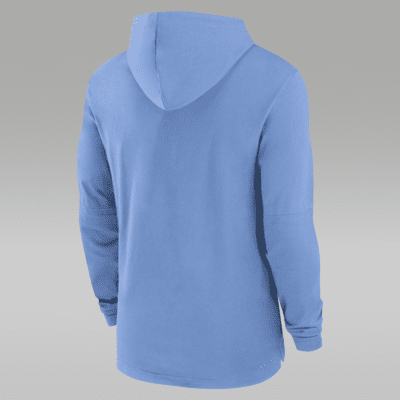 North Carolina Tar Heels Sideline Men's Jordan Dri-FIT College Long-Sleeve Hooded Top