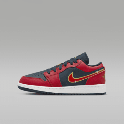 Nike Air Jordan 1 Low sneaker Armory Navy/Metallic Gold/Sport Red