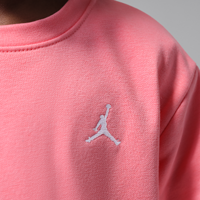 Jordan Brooklyn Fleece tweedelige set met ronde hals voor kleuters