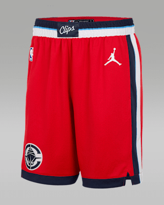 Мужские шорты LA Clippers 2024/25 Statement Edition Jordan Dri-FIT NBA Swingman Shorts