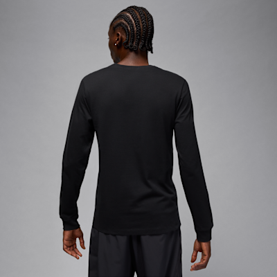 Playera de manga larga lisa para hombre Jordan Core