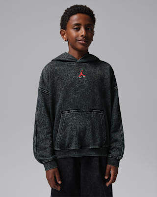 Детское худи Jordan Big Kids' Acid Wash French Terry Pullover Hoodie