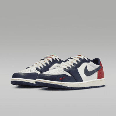 Air Jordan 1 Retro Low 'Gym Red & Midnight Navy' Men's Shoes