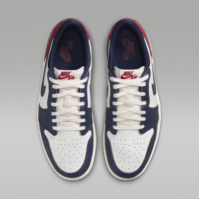 Air Jordan 1 Retro Low 'Gym Red & Midnight Navy' Men's Shoes