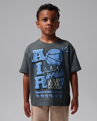 Детская футболка Jordan Little Kids' Retro Hoop Distressed Graphic