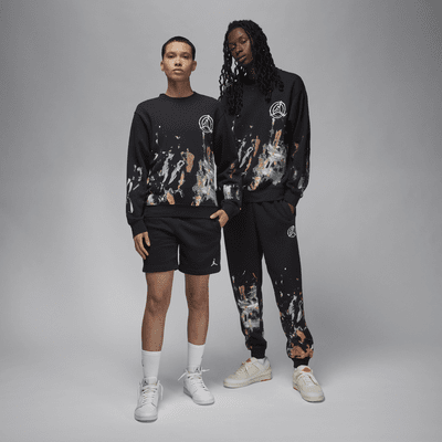 เสื้อวอร์มคอกลมผ้าฟลีซ Jordan Artist Series by Jammie Holmes