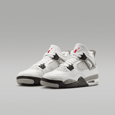 Tenis para niños grandes Air Jordan 4 Retro