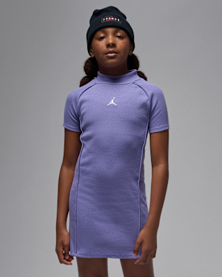 Детское платье Jordan Big Kids' Mock Neck Ribbed Dress