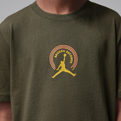Jordan Big Kids' Broken Records T-Shirt