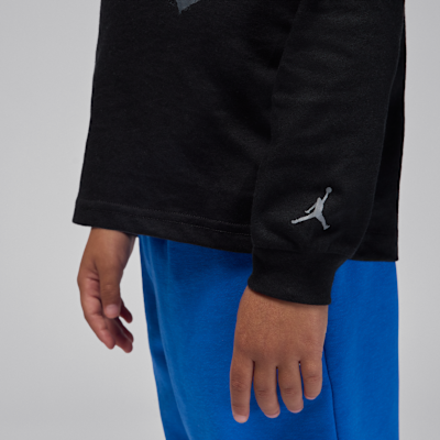 Playera de manga larga Jumpman Drip infantil Jordan
