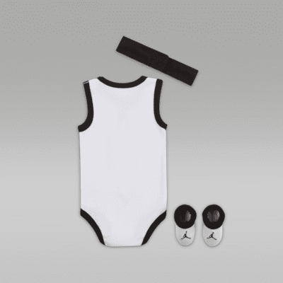 Jordan 3-Piece Mesh Jersey Bodysuit Box Set Baby 3-Piece Bodysuit Box Set