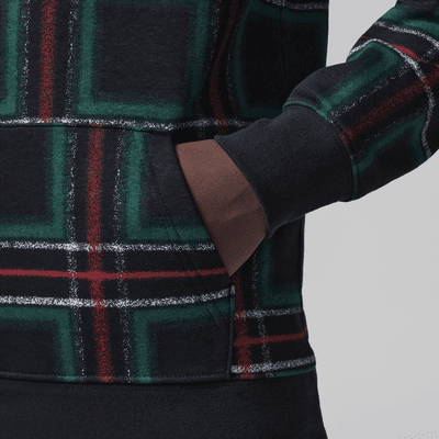 Sudadera con gorro sin cierre de tejido Fleece para días festivos para niños talla grande Jordan Brooklyn Essentials