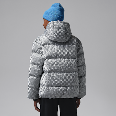 조던 주니어 박시 샤이니 패딩 재킷