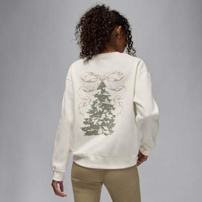 Sudadera sin cierre de cuello redondo de tejido Fleece para mujer Jordan Brooklyn
