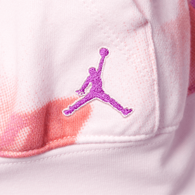 Sudadera con gorro sin cierre estampada Triple Team para niños talla grande Jordan
