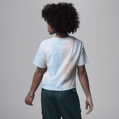 Jordan Essentials New Wave Allover Print Tee Big Kids' (Girls) T-Shirt