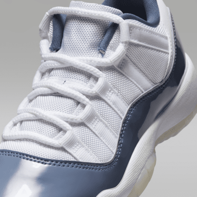 Air Jordan 11 Retro Low "Diffused Blue" Big Kids' Shoes