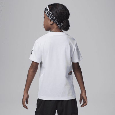 Playera con gráfico para niños talla pequeña Jordan Jumpman Heirloom