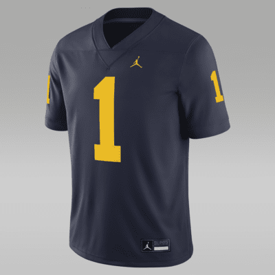 Jersey universitario Jordan Dri-FIT Game para hombre Michigan Wolverines