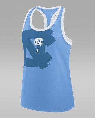 Женские  North Carolina Primetime Shadow Jordan Brand College Racerback Tank Top